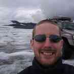 On a glacier in Iceland